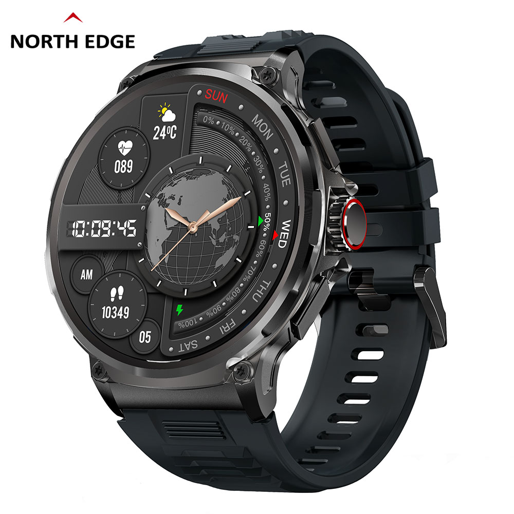 Smartwatch Instagram - NORTH EDGE 남성용 HD 디스플레이 스마트