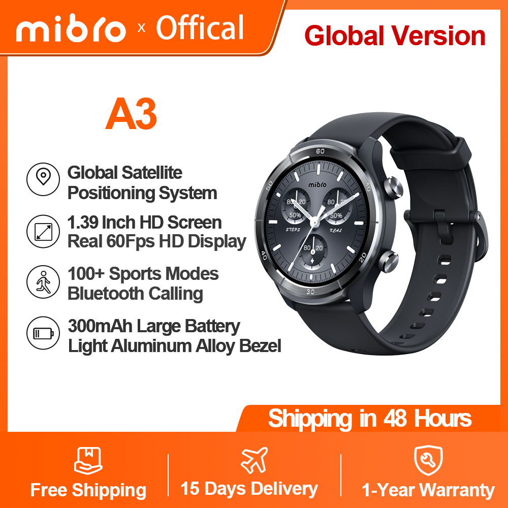 Smartwatch Faces - Mibro A3 Smartwatch 슈퍼 라이트 디자인