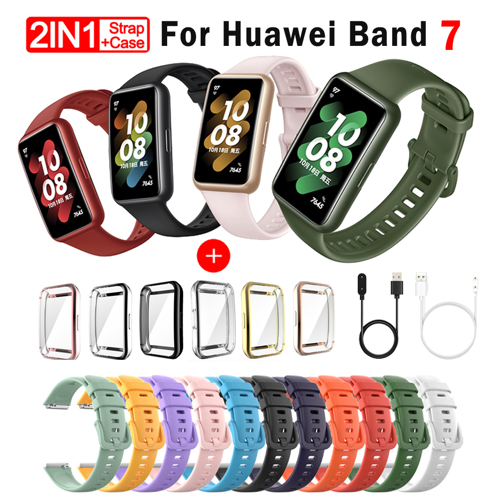 Silicone Band Replacement - 화웨이 밴드 7 액세서리에 대한 부드러운
