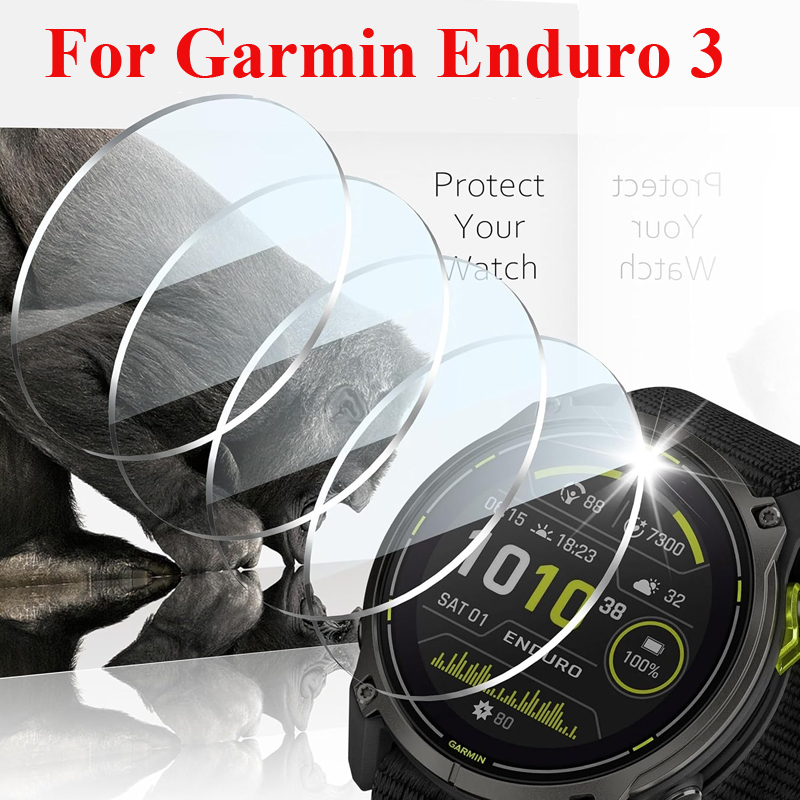 Watch Face Protector - Garmin Enduro 3 용 강화 유리
