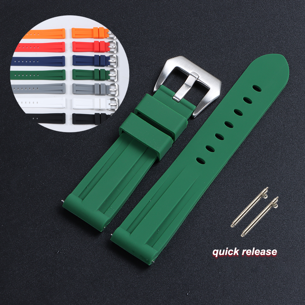 Fossil Smartwatch Accessories - 20mm 22mm 24mm 26mm 실리콘 시계줄