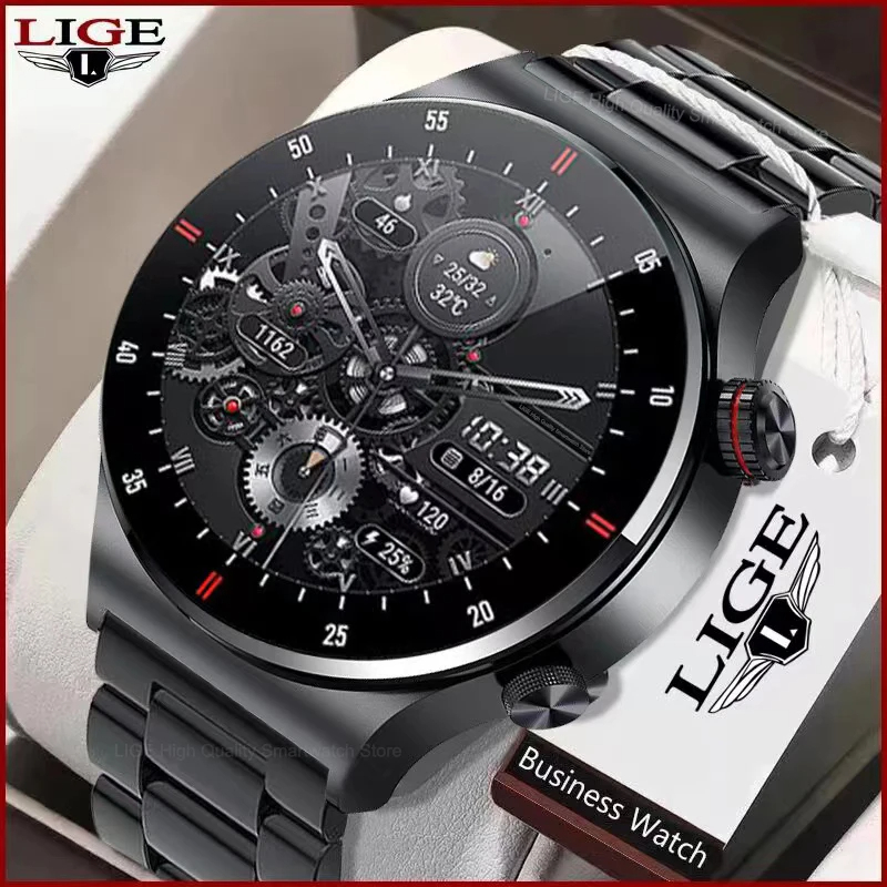 Smartwatch Instagram - LIGE ECG + PPG 블루투스 통화