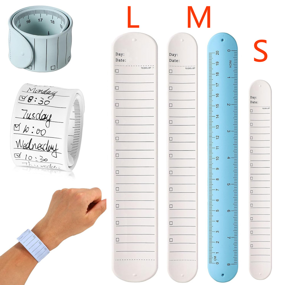 Silicone Band Replacement - 실리콘 손목 메모장 슬랩 팔찌 재사용