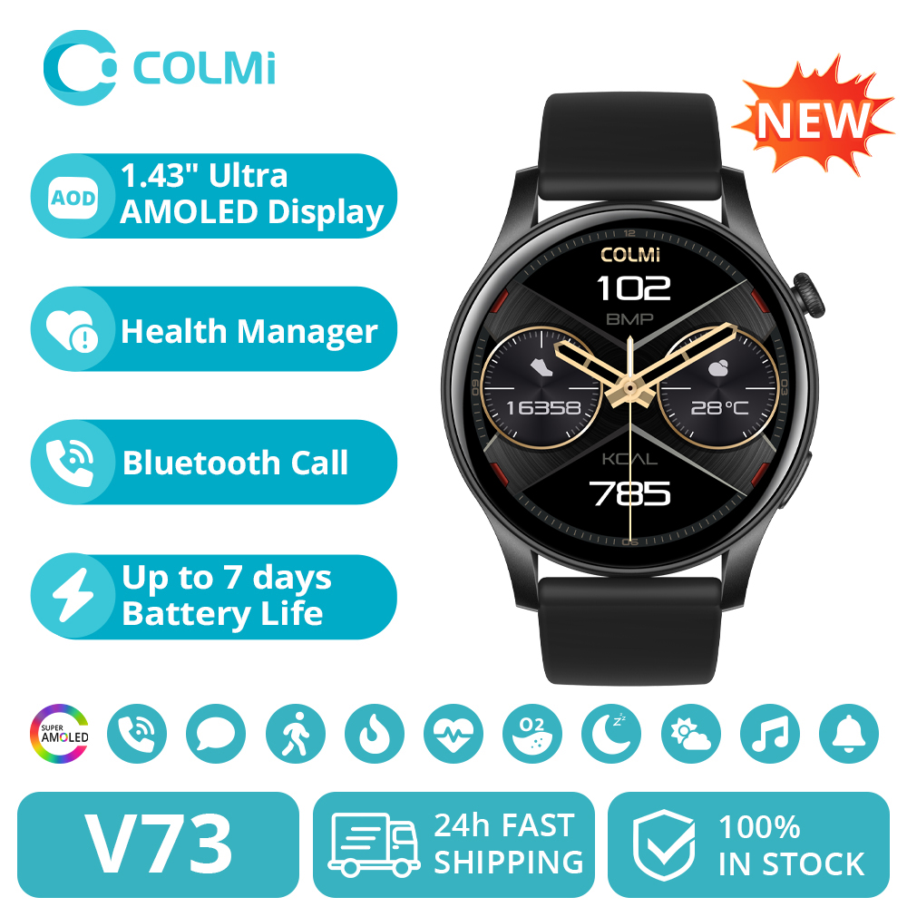 Smartwatch Instagram - [2024 신제품] COLMI V73 Smartwatch AMOLED