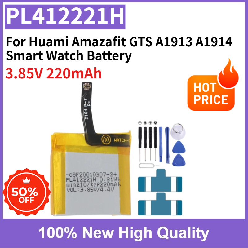 Smartwatch A1914 - PL412221H 3.85V 220mAh 교체 가능 배터리