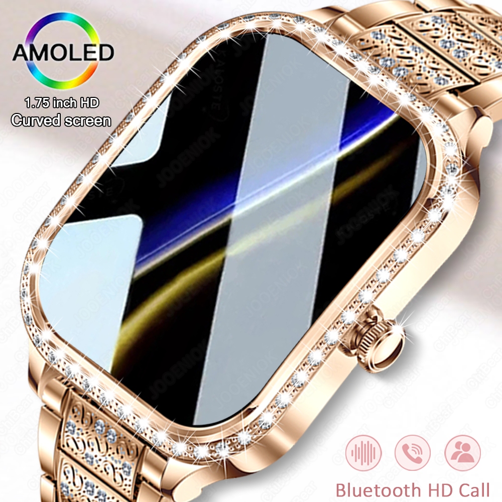Smartwatch Faces - 2026 신상 여성 다이아몬드 스마트워치 심박수