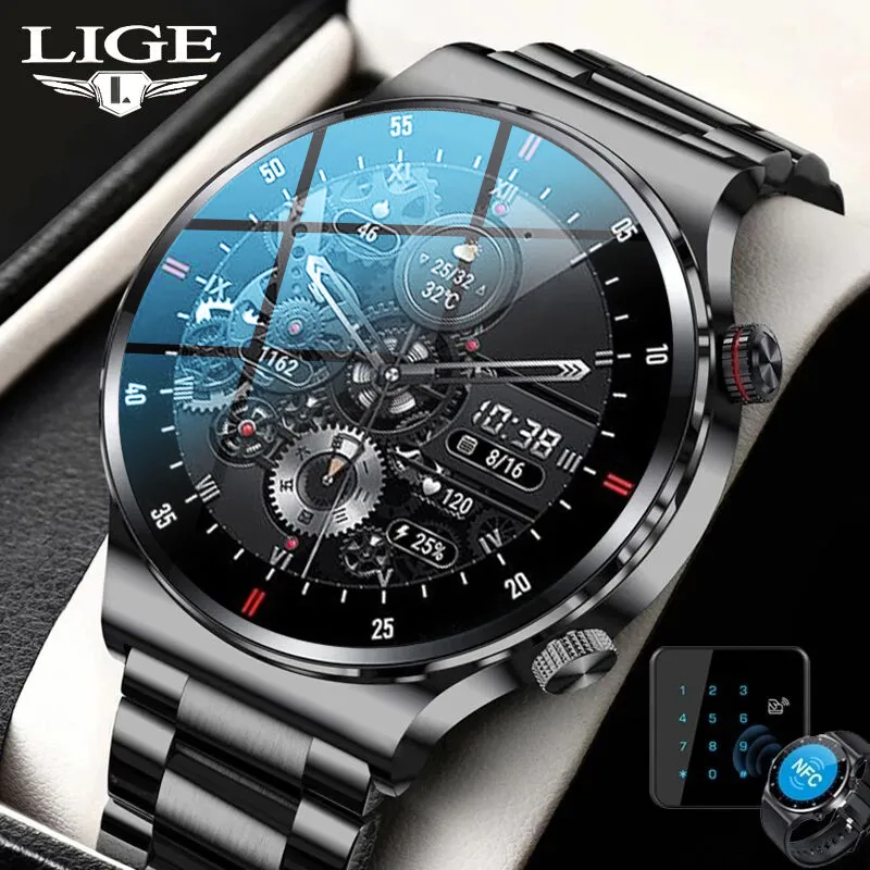 Smartwatch Instagram - LIGE ECG PPG 블루투스 통화 스마트