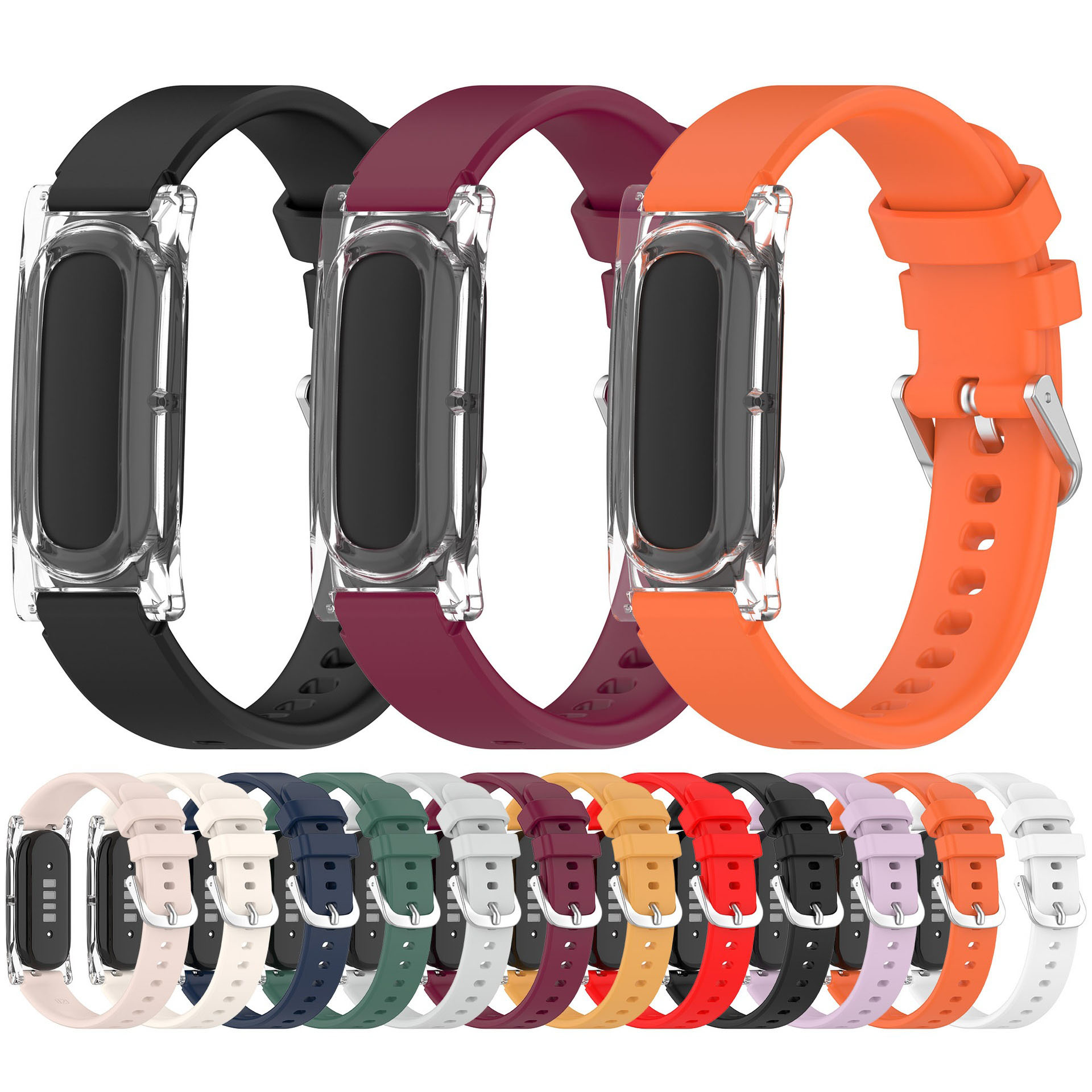 Silicone Band Replacement - Google Fitbit Air 교체용 스포츠 스트랩과