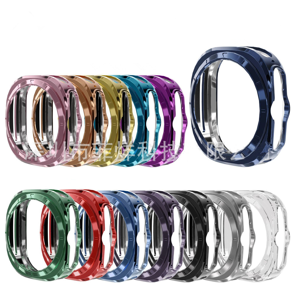 Samsung Smartwatch Ultra Accessories - 삼성 갤럭시 워치용 도금 케이스 커버,