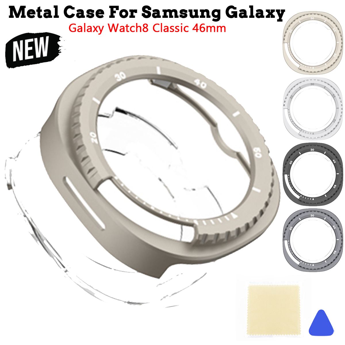 Android Smartwatch Accessories - 갤럭시 워치8 클래식 46mm 스마트워치 메탈