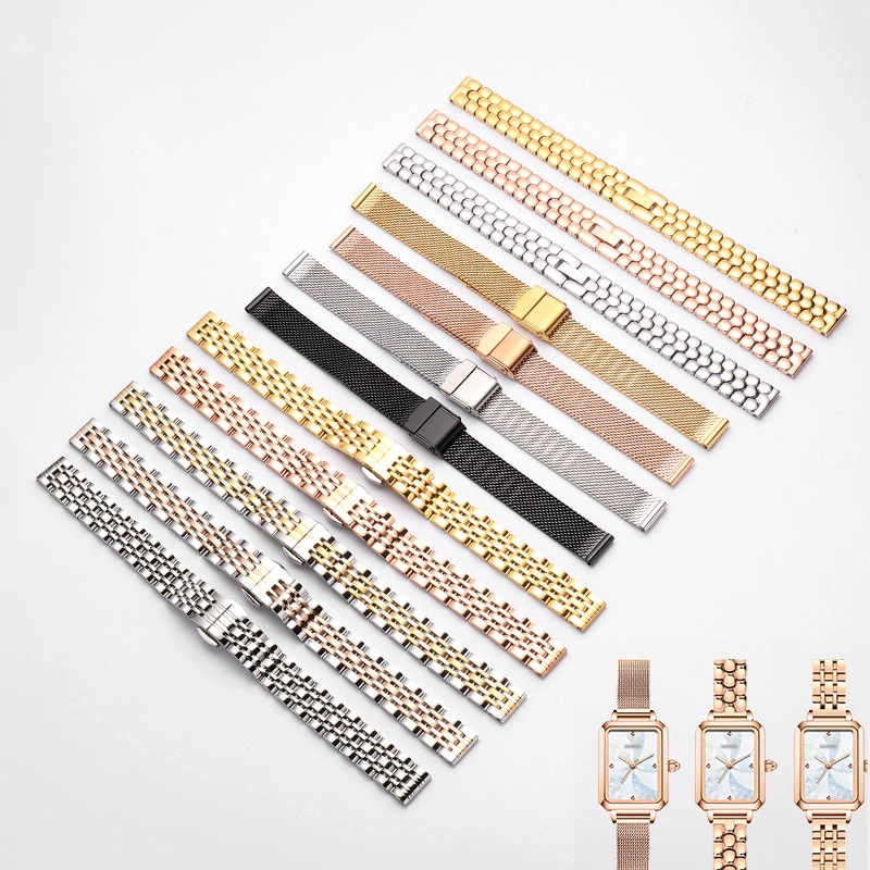 Ceramic Link Bracelet - 여성용 금속 스틸 시계 팔찌, 작은