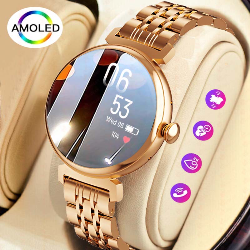 Smartwatch Faces - 여성용 AMOLED 스크린 패션 스마트 워치