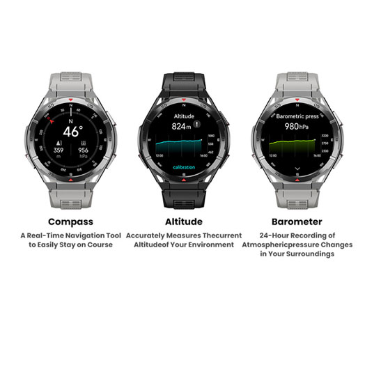새로운 스마트 시계 GPS 스포츠 나침반 고도 기압 파 - Smartwatch Instagram 리뷰 및 가격