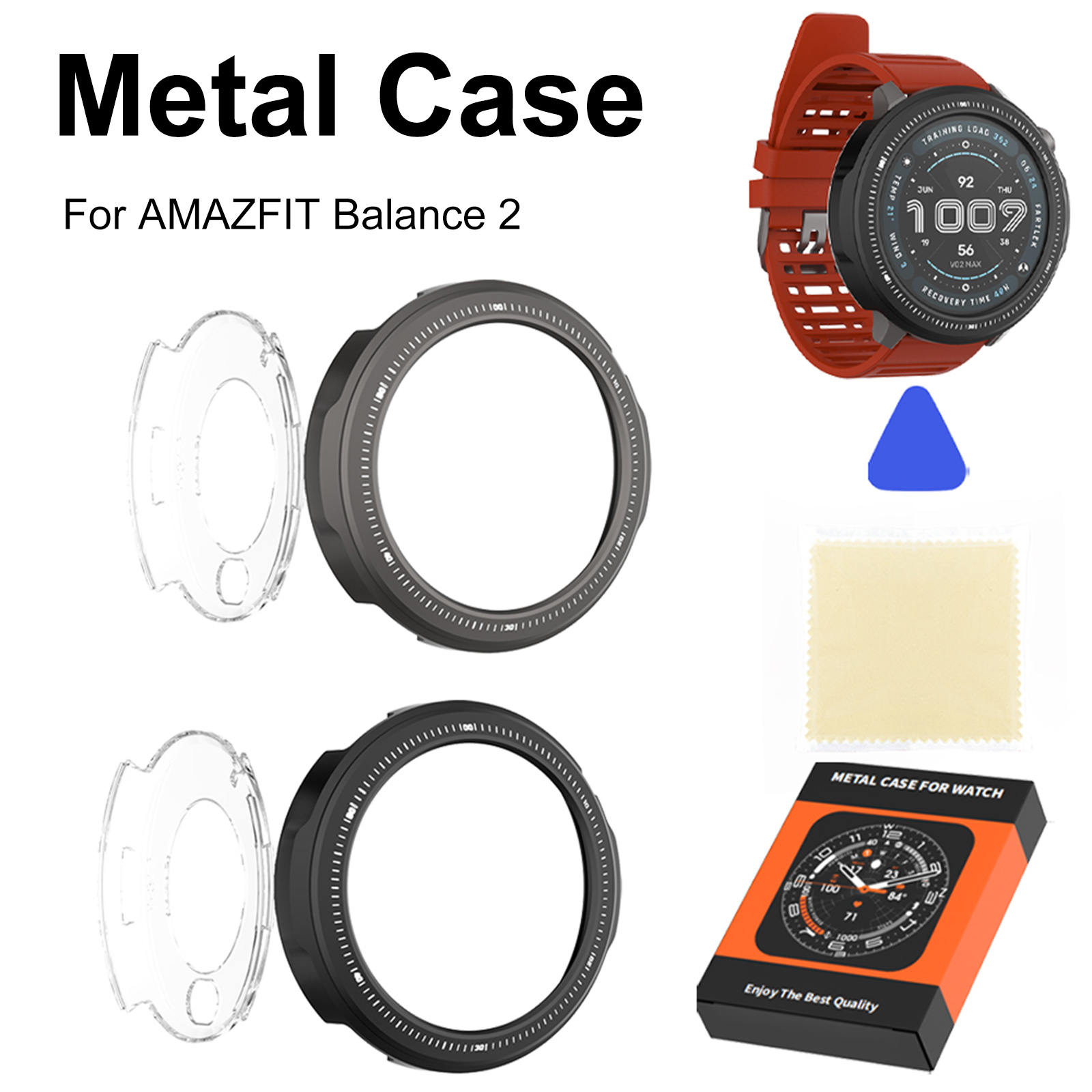 보호 범퍼 쉘 중공 낙하 방지 보호 쉘 액세서리 Ama - Amazfit Smartwatch Accessories 리뷰 및 가격