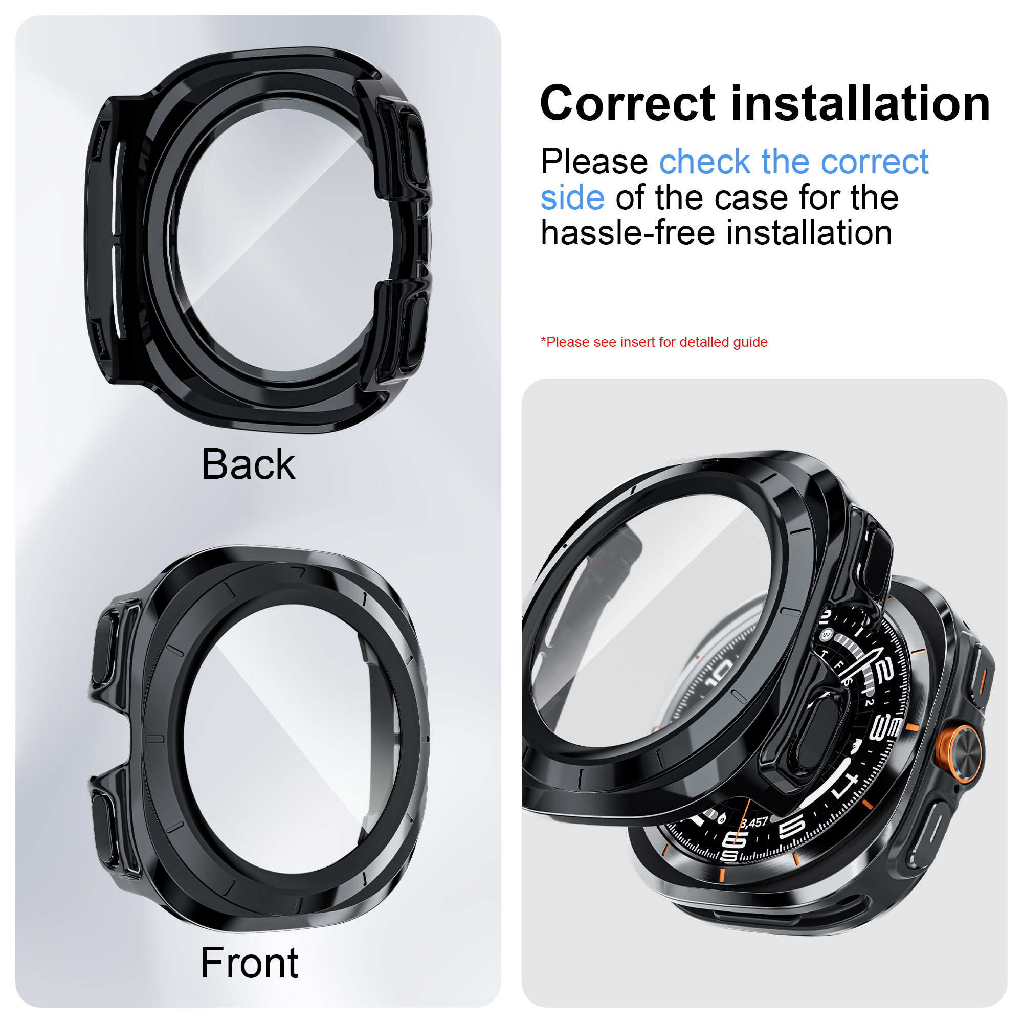 삼성 갤럭시 워치 울트라 47mm 액세서리용 케이스 강 - Samsung Smartwatch Ultra Accessories 리뷰 및 가격