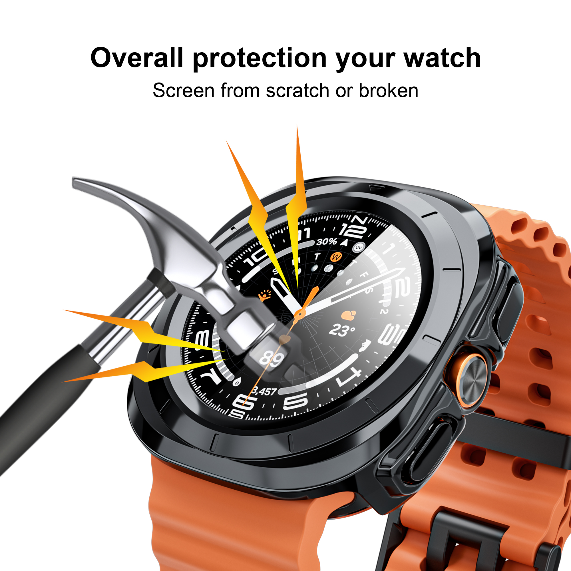 삼성 갤럭시 워치 울트라 47mm 액세서리용 케이스 강 - Samsung Smartwatch Ultra Accessories 리뷰 및 가격