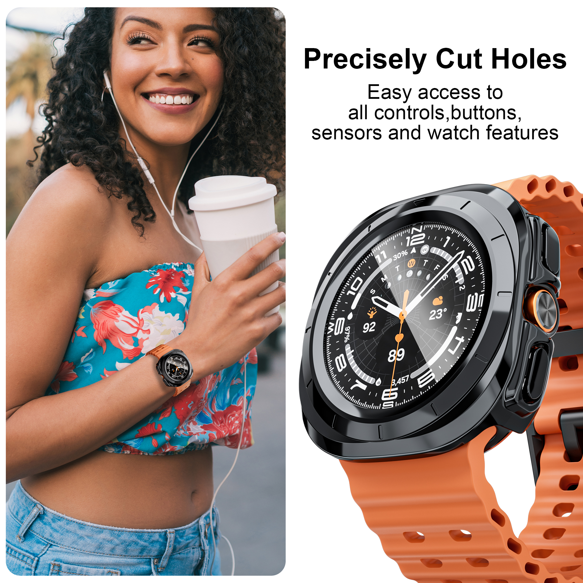 삼성 갤럭시 워치 울트라 47mm 액세서리용 케이스 강 - Samsung Smartwatch Ultra Accessories 리뷰 및 가격