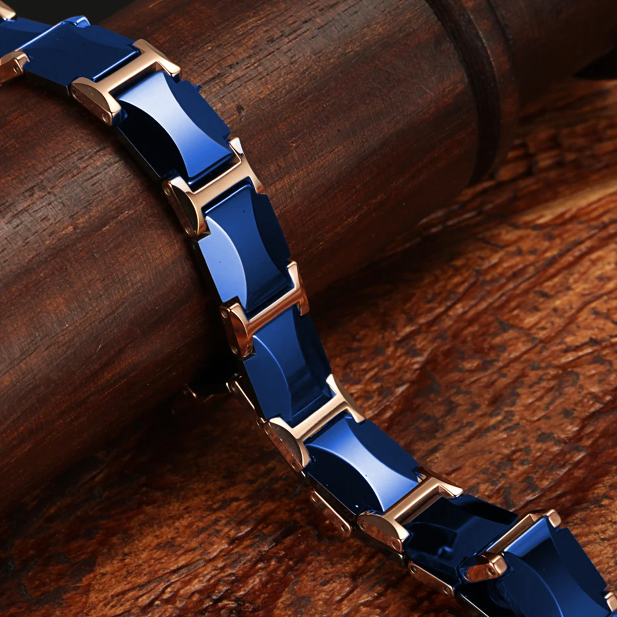 꿈꾸는 듯한 블루 세라믹 팔찌 티타늄 강철 자기 적철광 - Ceramic Link Bracelet 리뷰 및 가격