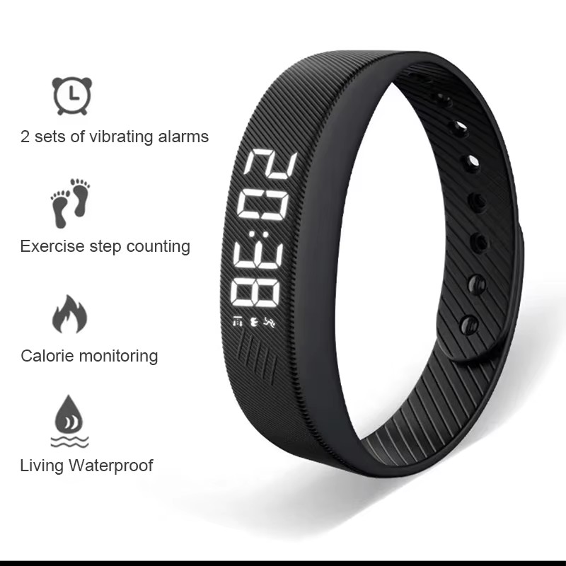 스마트 팔찌 LED 디지털 방수 스마트 시계 스마트 밴 - Android Smartwatch Accessories 리뷰 및 가격
