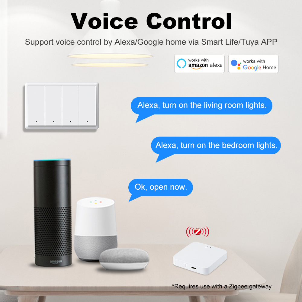 맨핫 스마트 지그비 스위치, 중성선 필요 없음, 커패시 - Smart Accessories 리뷰 및 가격