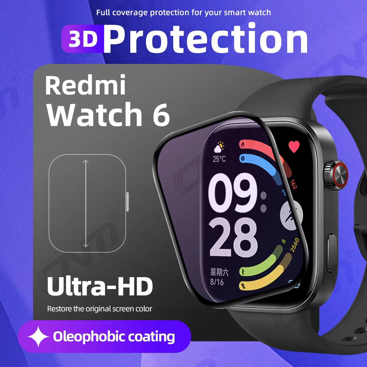 Xiaomi Redmi Watch 6 용 1-5Pcs  - Xiaomi Smartwatch Accessories 리뷰 및 가격