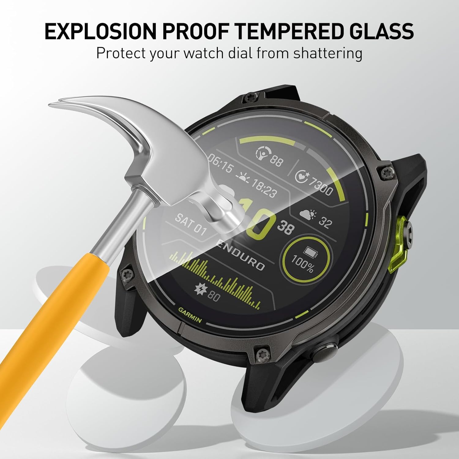 Garmin Enduro 3 용 강화 유리 필름 Sma - Watch Face Protector 리뷰 및 가격