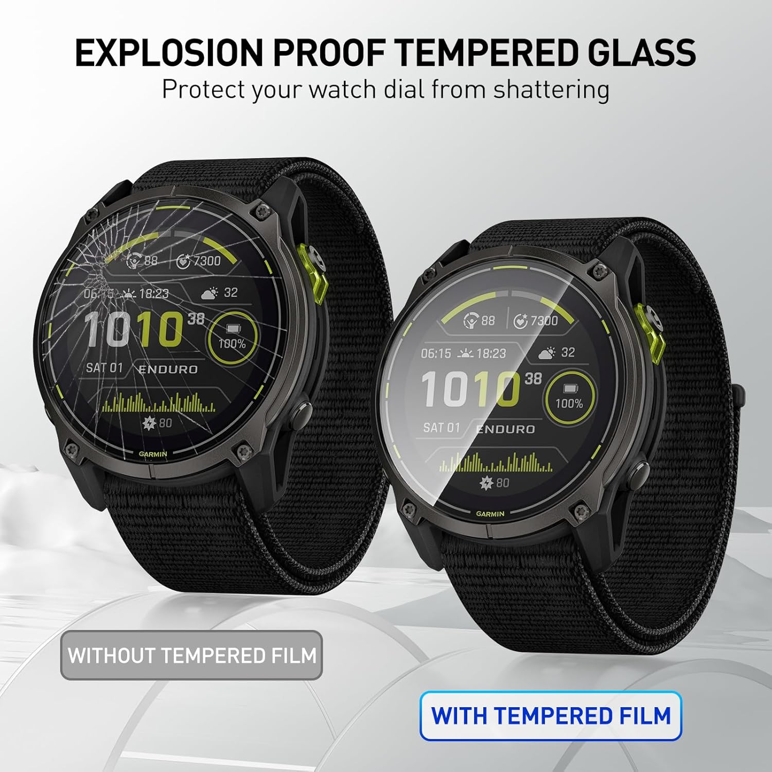 Garmin Enduro 3 용 강화 유리 필름 Sma - Watch Face Protector 리뷰 및 가격