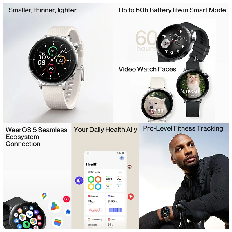 글로벌 버전 OnePlus Watch 3 43mm 스마 - Smartwatch Nexus 리뷰 및 가격