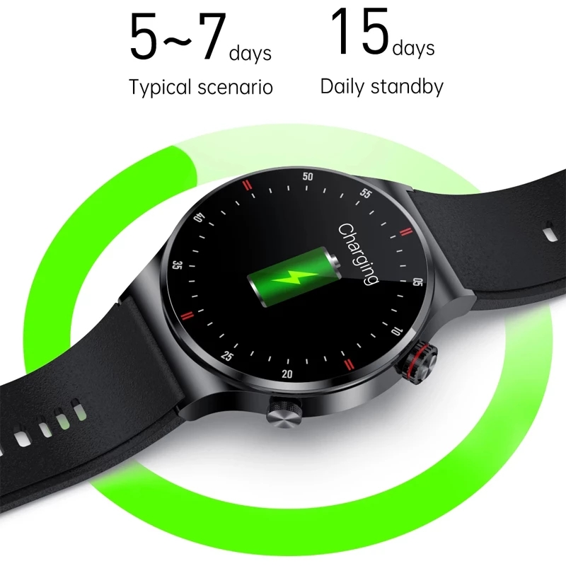 LIGE ECG + PPG 블루투스 통화 스마트 워치  - Smartwatch Instagram 리뷰 및 가격