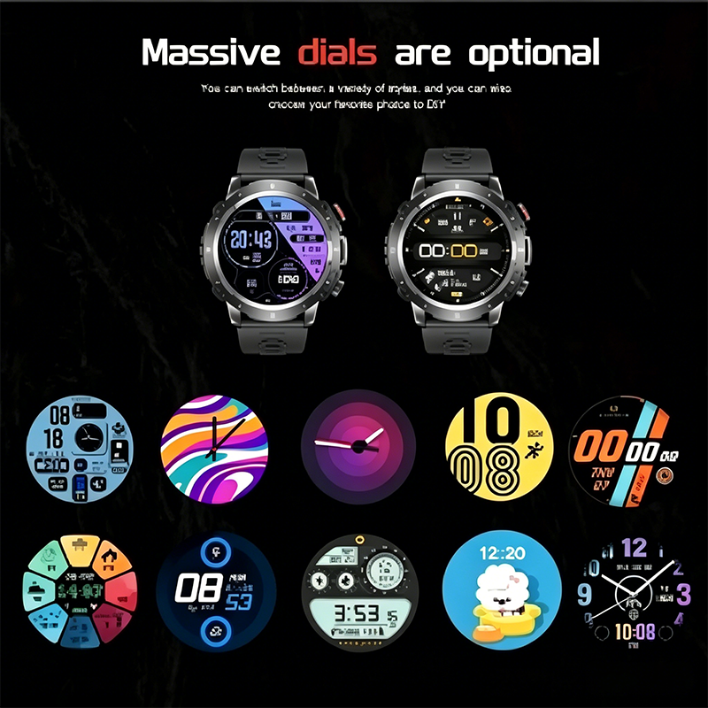 새로운 풀 터치스크린 HD 스포츠 스마트워치, 남녀공용 - Smartwatch Faces 리뷰 및 가격