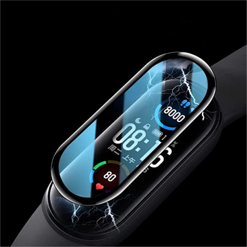 Xiaomi 미밴드 6 7 Miband 소프트 유리 보 - Xiaomi Smartwatch Accessories 리뷰 및 가격