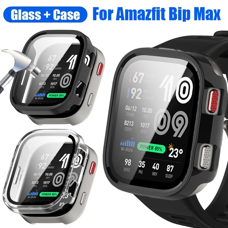 Amazfit BIP Max용 강화 유리 + 케이스 스 - Amazfit Smartwatch Accessories 리뷰 및 가격