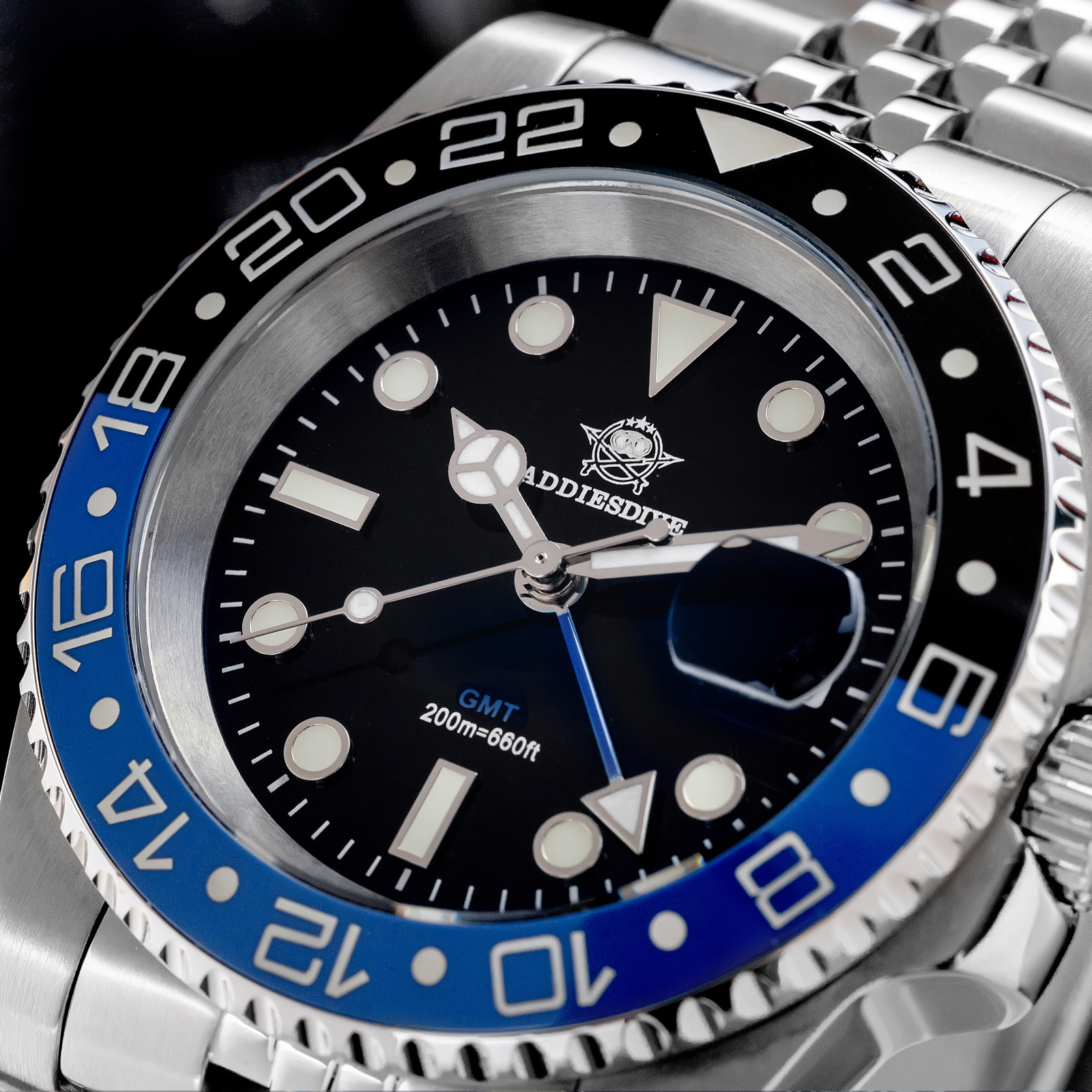 ADDIESDIVE AD2050 럭셔리 GMT 시계 스 - Ceramic Link Bracelet 리뷰 및 가격
