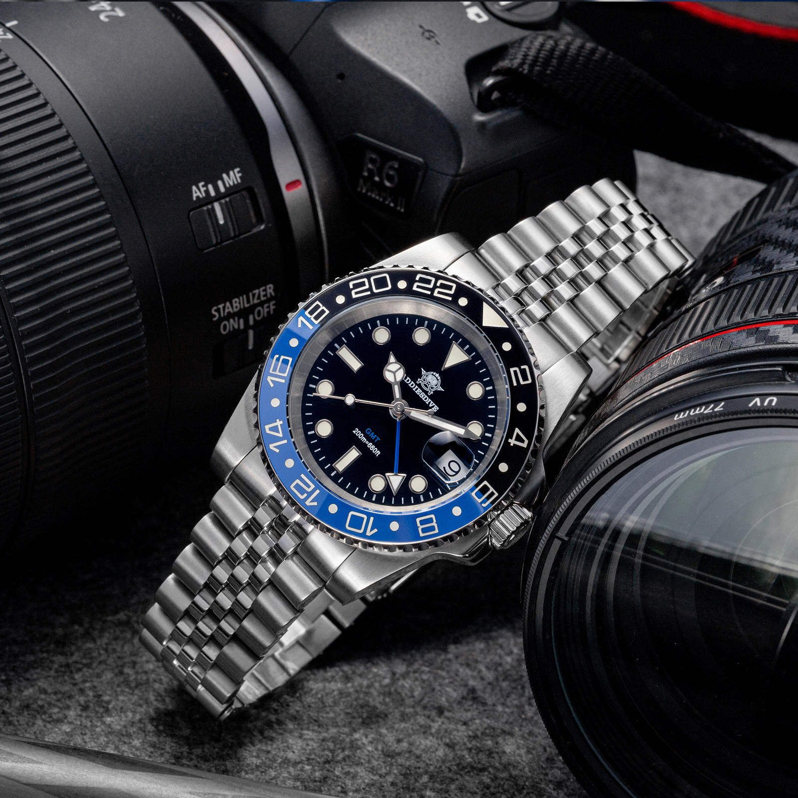 ADDIESDIVE AD2050 럭셔리 GMT 시계 스 - Ceramic Link Bracelet 리뷰 및 가격