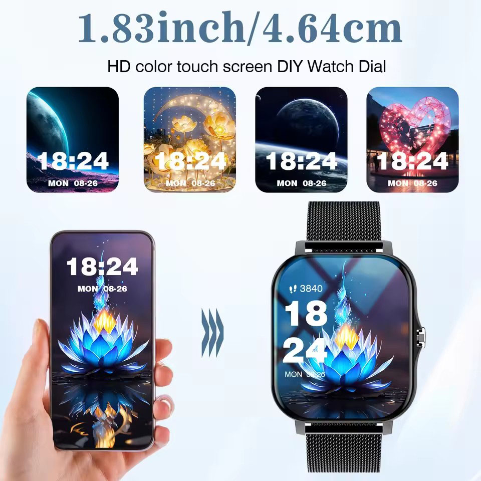 2026 새로운 블루투스 통화 스마트 시계 정보 푸시  - Smartwatch Instagram 리뷰 및 가격