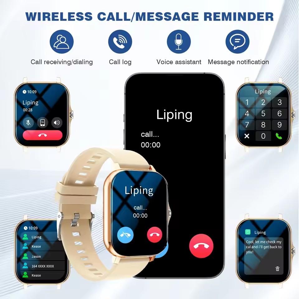 2026 새로운 블루투스 통화 스마트 시계 정보 푸시  - Smartwatch Instagram 리뷰 및 가격