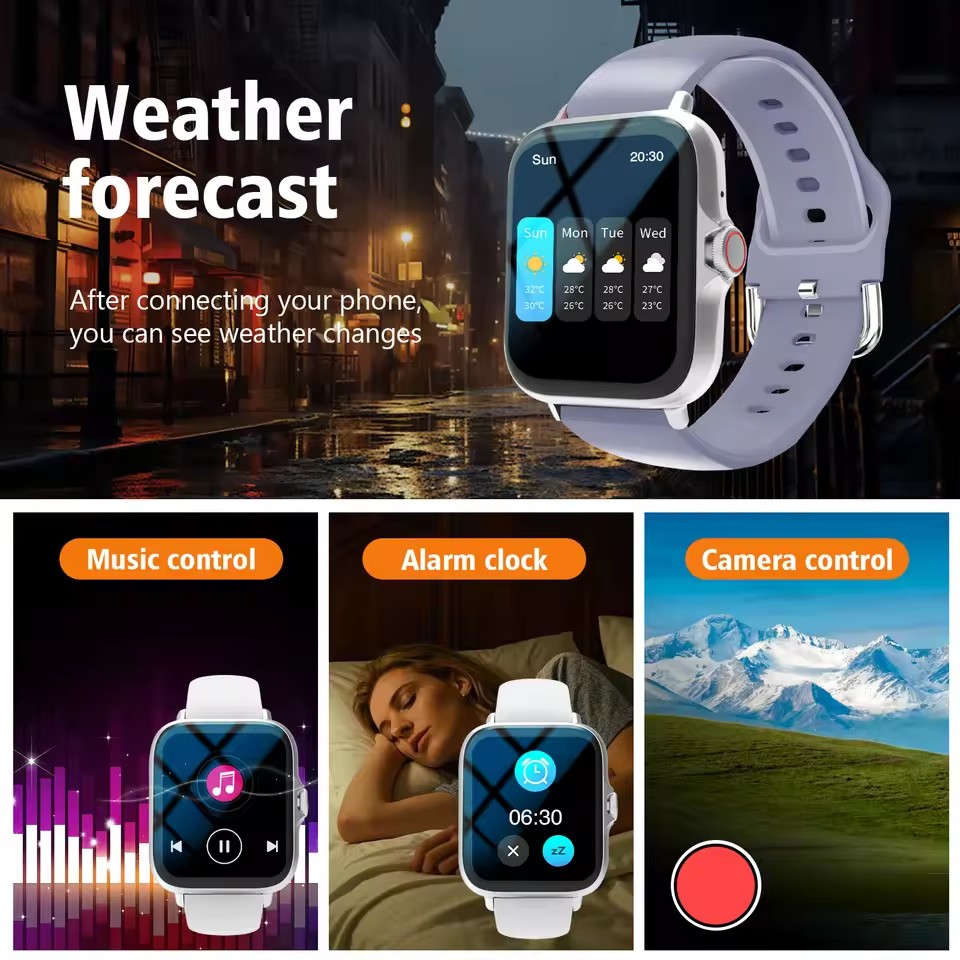 2026 새로운 블루투스 통화 스마트 시계 정보 푸시  - Smartwatch Instagram 리뷰 및 가격