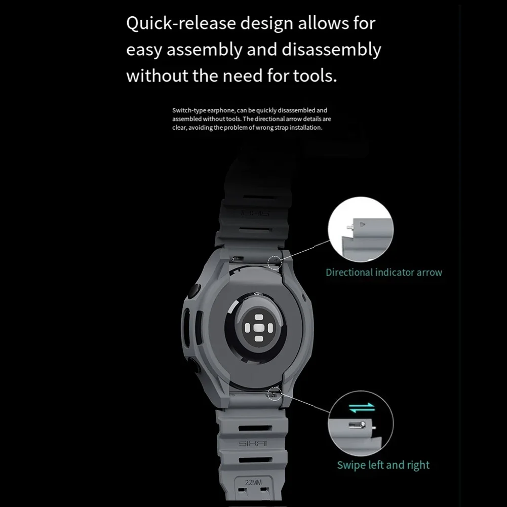 삼성 갤럭시 Watch8 실리콘 통기성 스포츠 시계 교 - Android Smartwatch Accessories 리뷰 및 가격