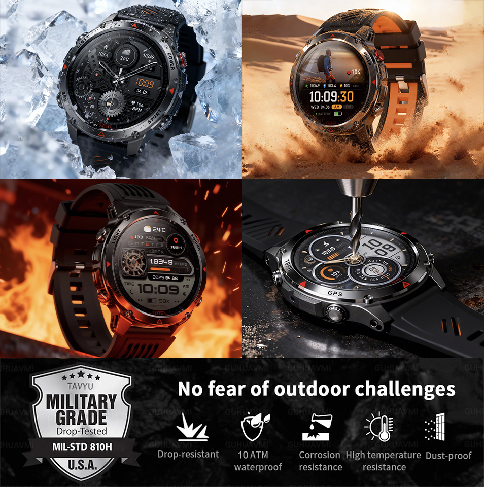 T-Rex 3 프로 밀리터리 등급 AGPS 스마트 워치 - Smartwatch Nexus 리뷰 및 가격