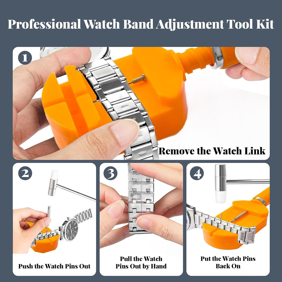 13Pcs 시계 수리 도구 변경 금속 팔찌 중지 제거  - Tool Kit Strap Change 리뷰 및 가격
