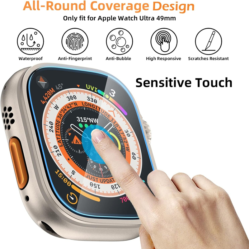 애플 워치 울트라 2 용 강화 유리, 스크래치 방지 스 - Watch Face Protector 리뷰 및 가격