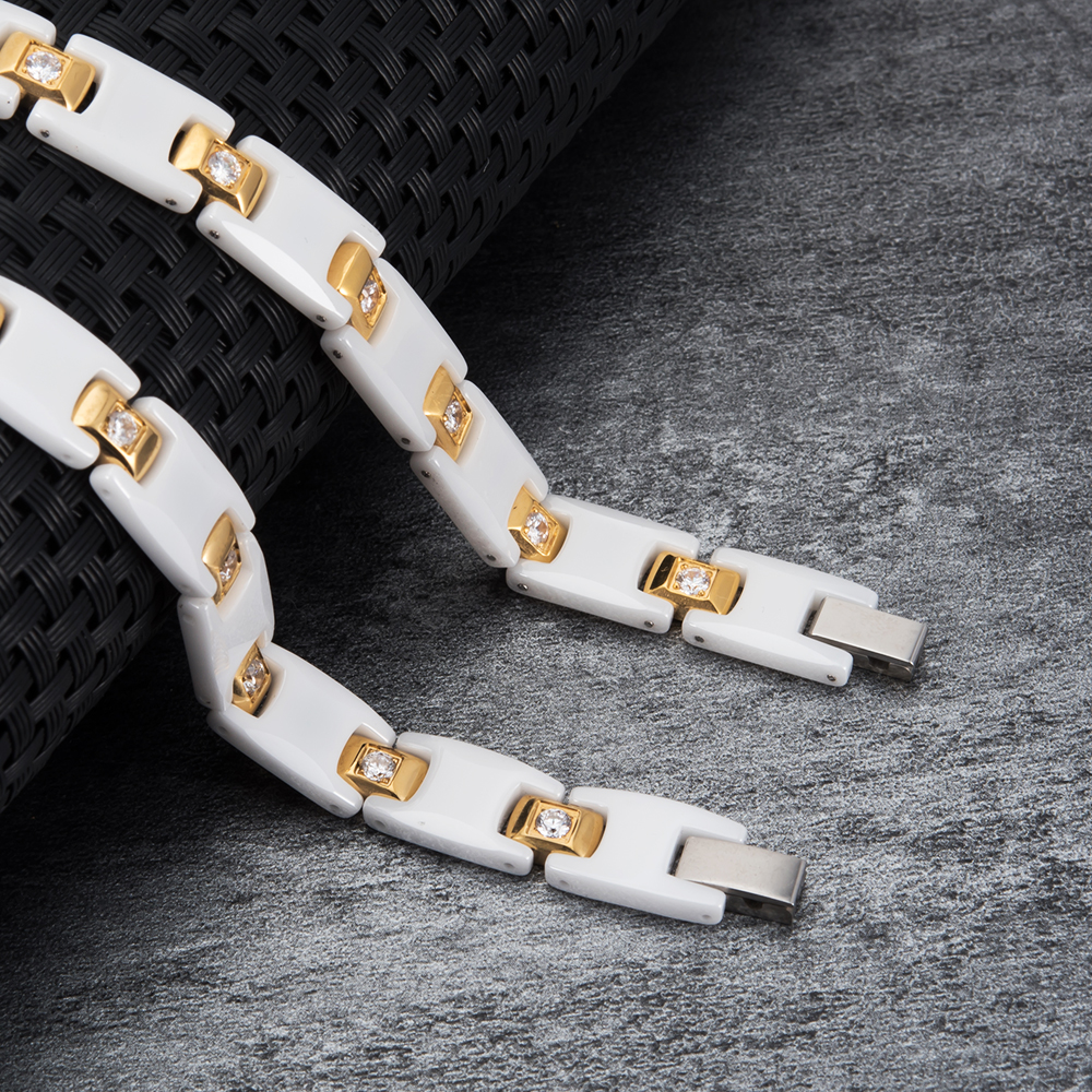 Vinterly 여성 세라믹 팔찌 건강 에너지 적철광  - Ceramic Link Bracelet 리뷰 및 가격
