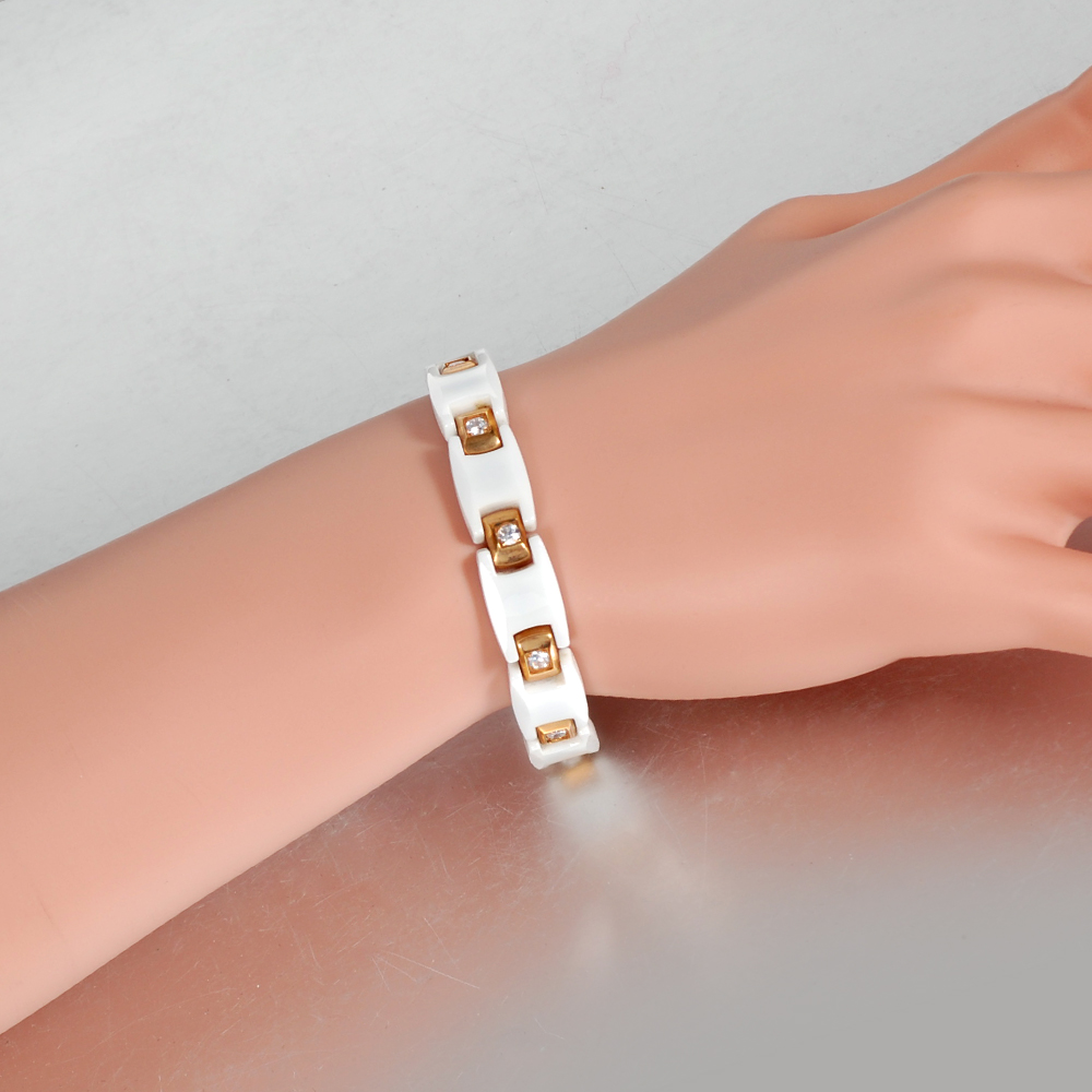 Vinterly 여성 세라믹 팔찌 건강 에너지 적철광  - Ceramic Link Bracelet 리뷰 및 가격