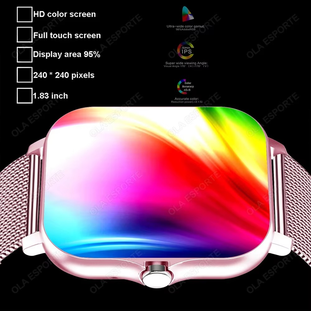 2026 새로운 다기능 스마트 시계 남성 및 여성 블루 - Smartwatch Instagram 리뷰 및 가격