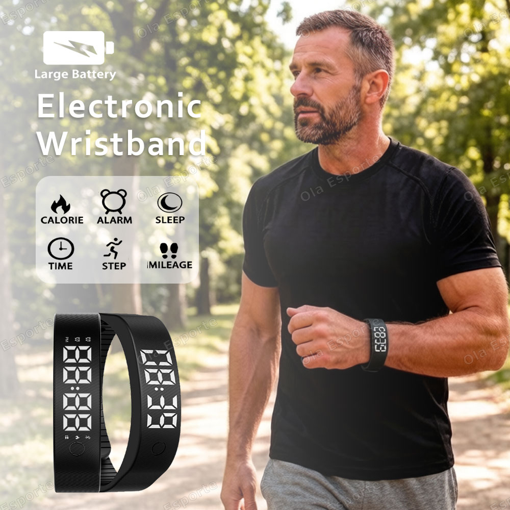 진동 알람 시계 시계 무소음 깨우기 스마트 팔찌 남녀  - Android Smartwatch Accessories 리뷰 및 가격