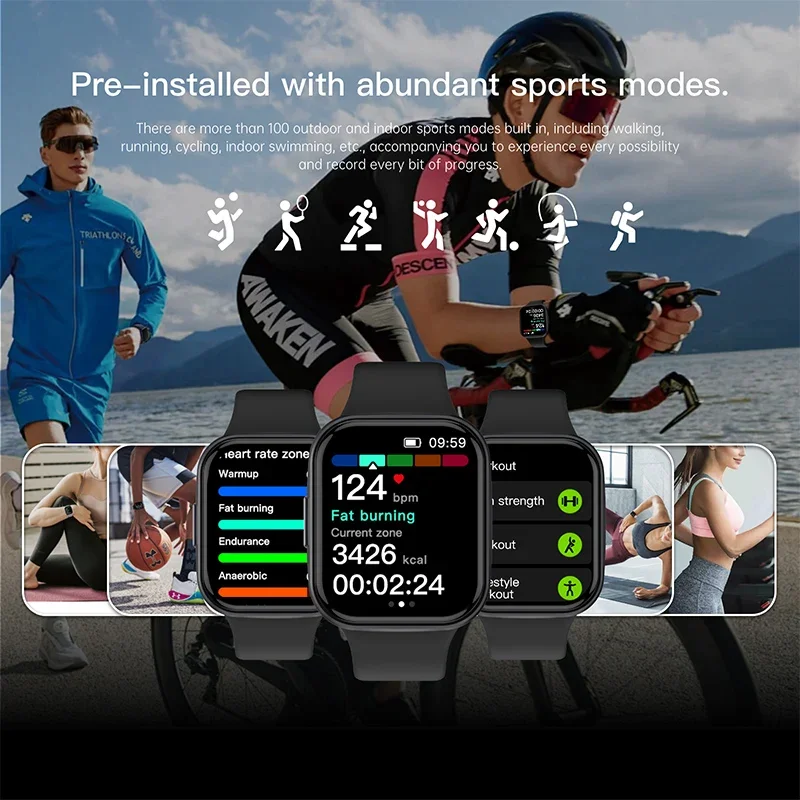 럭셔리 전자 스마트워치 피트니스 트래커 BT 통화 스마 - Smartwatch Instagram 리뷰 및 가격