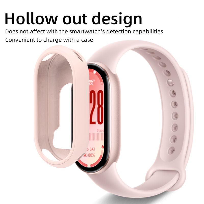 샤오미 스마트 밴드 10용 실리콘 스트랩+시계 케이스, - Xiaomi Smartwatch Accessories 리뷰 및 가격