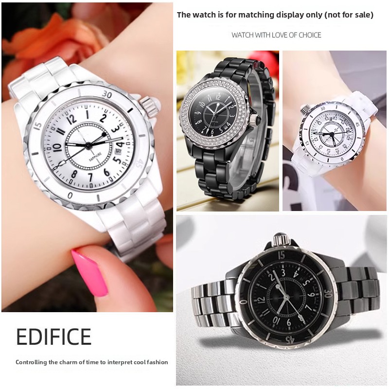 프리미엄급 세라믹 시계줄 블랙 화이트 J12 팔찌용 1 - Ceramic Link Bracelet 리뷰 및 가격