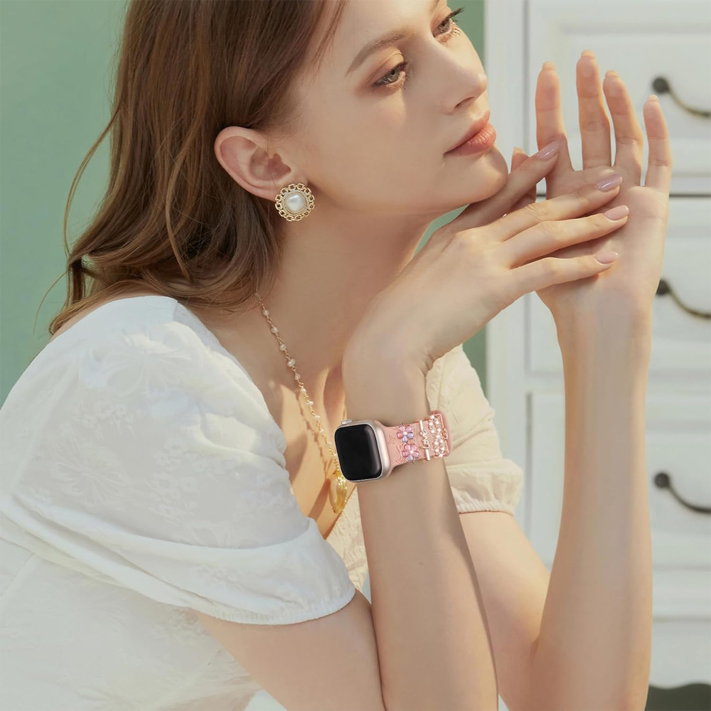 Apple Watch 밴드 시리즈 용 매력 9 8 7  - Samsung Smartwatch Ultra Accessories 리뷰 및 가격