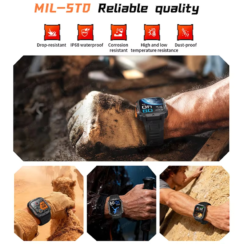 2026년형 러기드 밀리터리 스마트워치 남성용 1200 - Smartwatch M Active 리뷰 및 가격